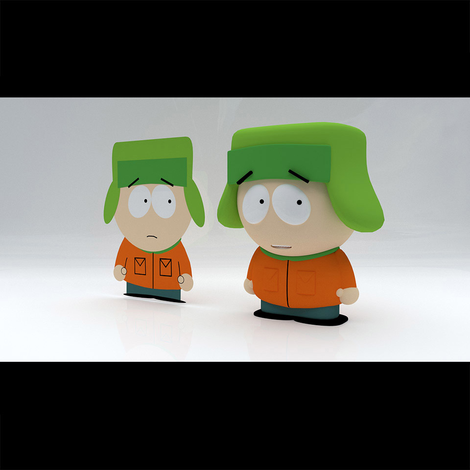 South Park Kyle 2D/3D preview image 1